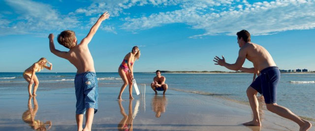 Sunshine Coast beach cricket